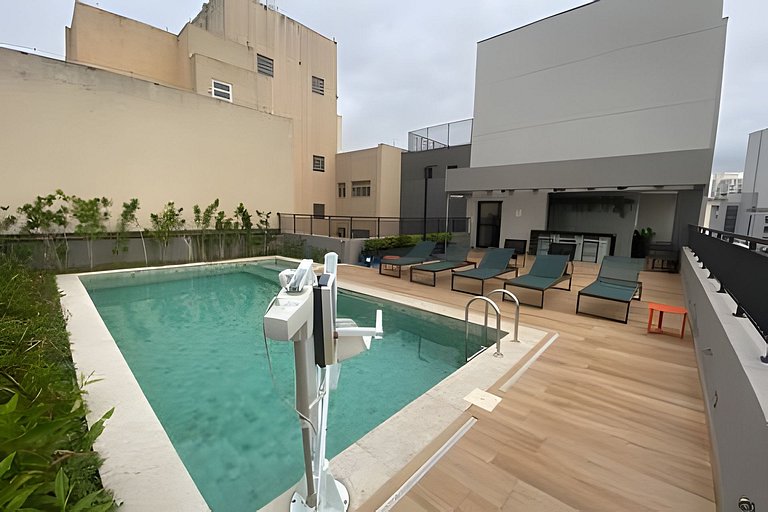 Studio 509 Apartment Close to Paulista Avenue