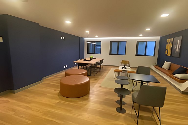 Studio Moderno Piscina Gym e Portaria 24h