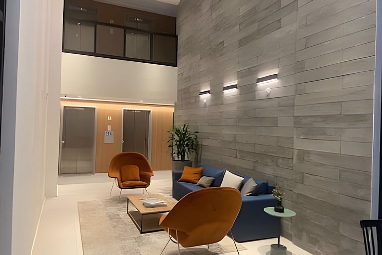 Studio Moderno Piscina Gym e Portaria 24h