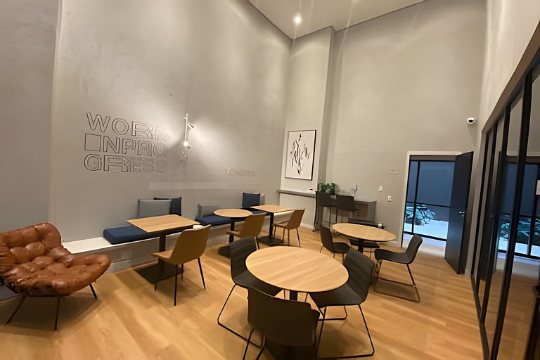 Studio Moderno Piscina Gym e Portaria 24h