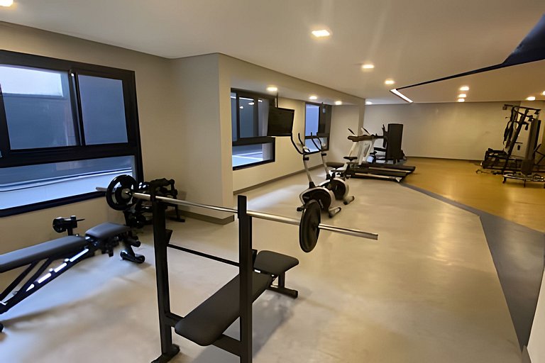 Studio Moderno Piscina Gym e Portaria 24h