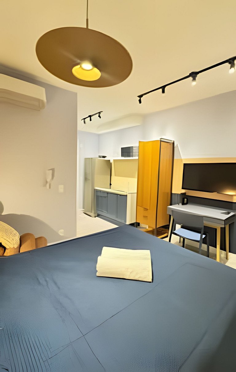 306 Flat charmoso em Higienópolis, prx da Sta Casa