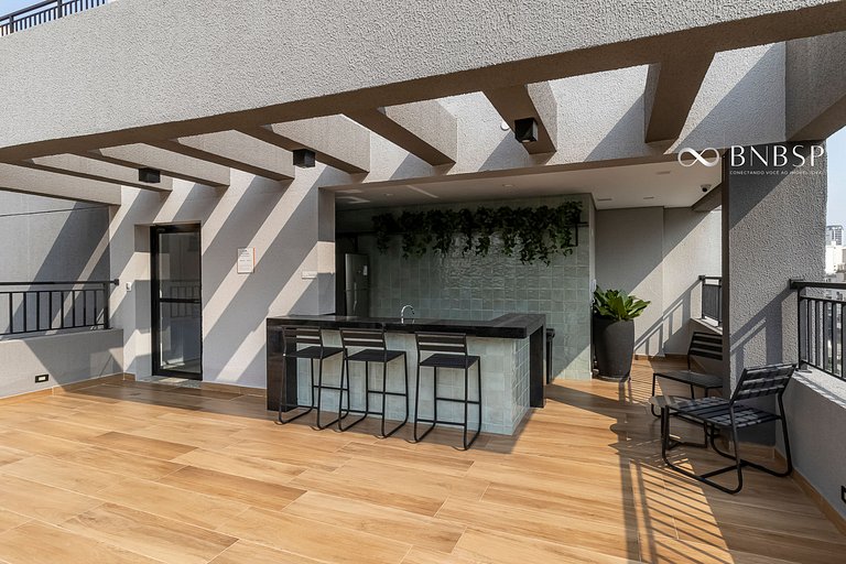 306 Flat charmoso em Higienópolis, prx da Sta Casa