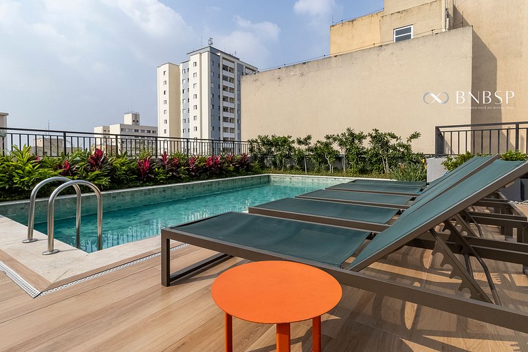 306 Flat charmoso em Higienópolis, prx da Sta Casa