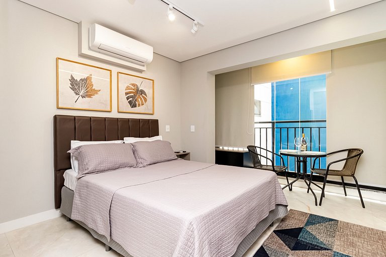 Studio Moderno Piscina Gym e Portaria 24h