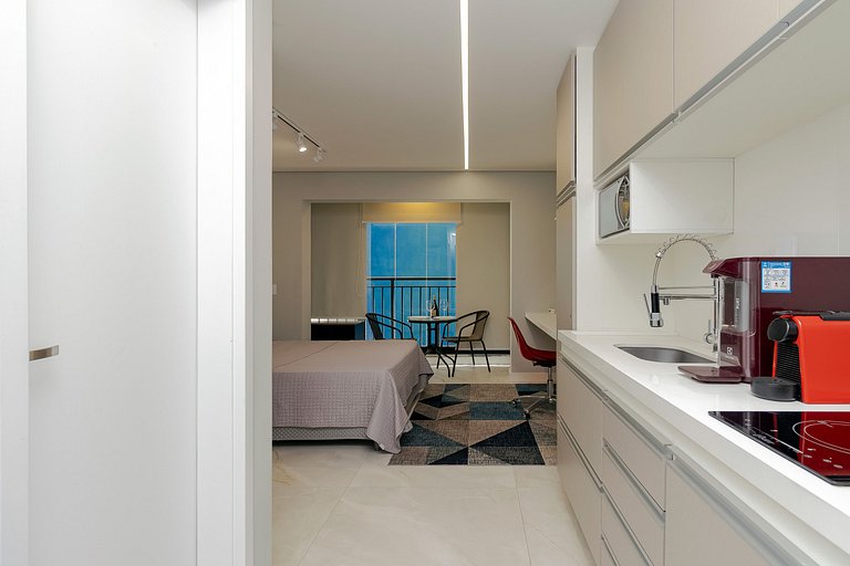 Studio Moderno Piscina Gym e Portaria 24h