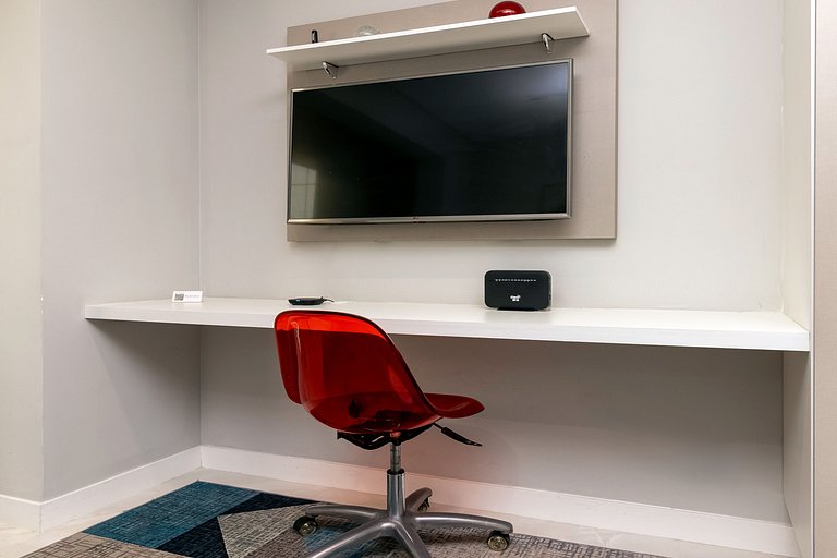 Studio Moderno Piscina Gym e Portaria 24h