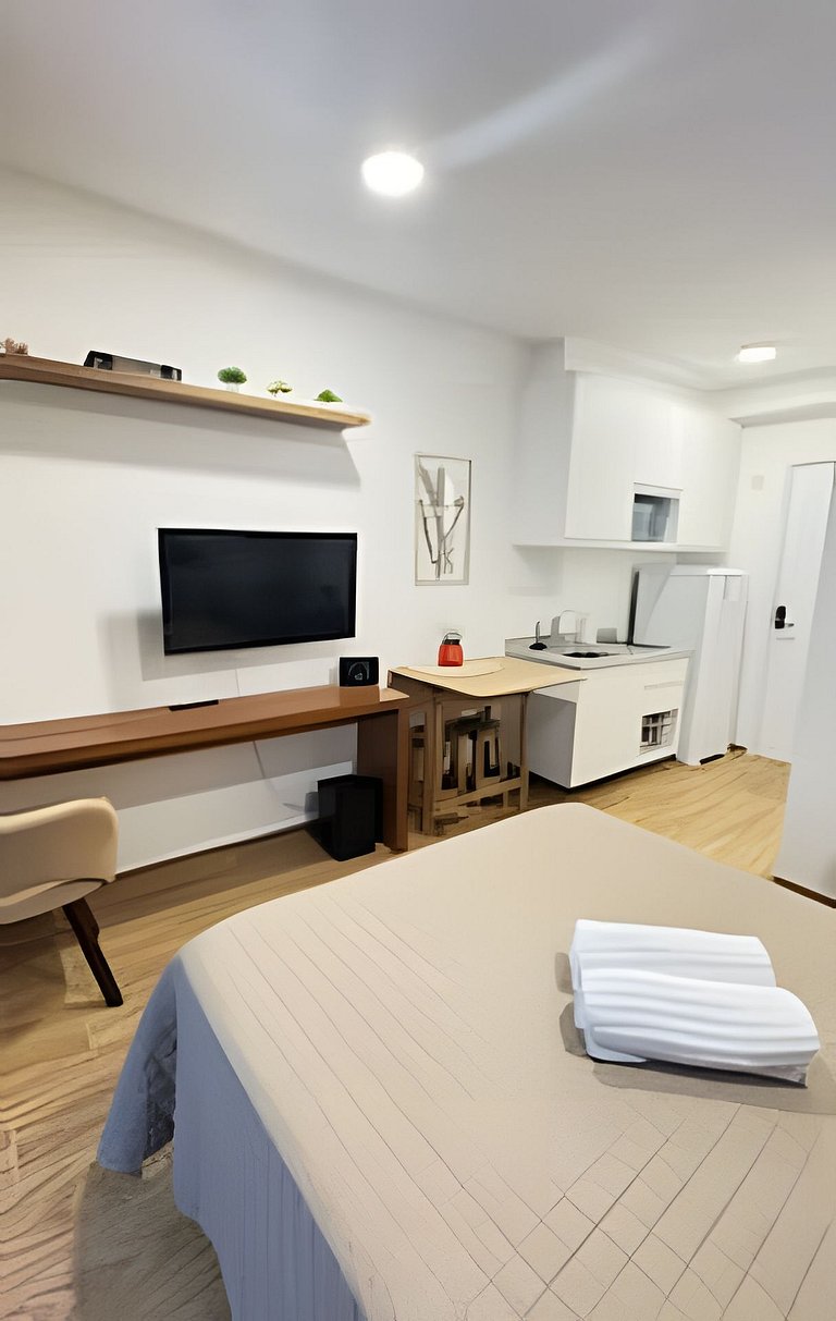 Studio 207 aconchegante prox metrô Santa Cecilia