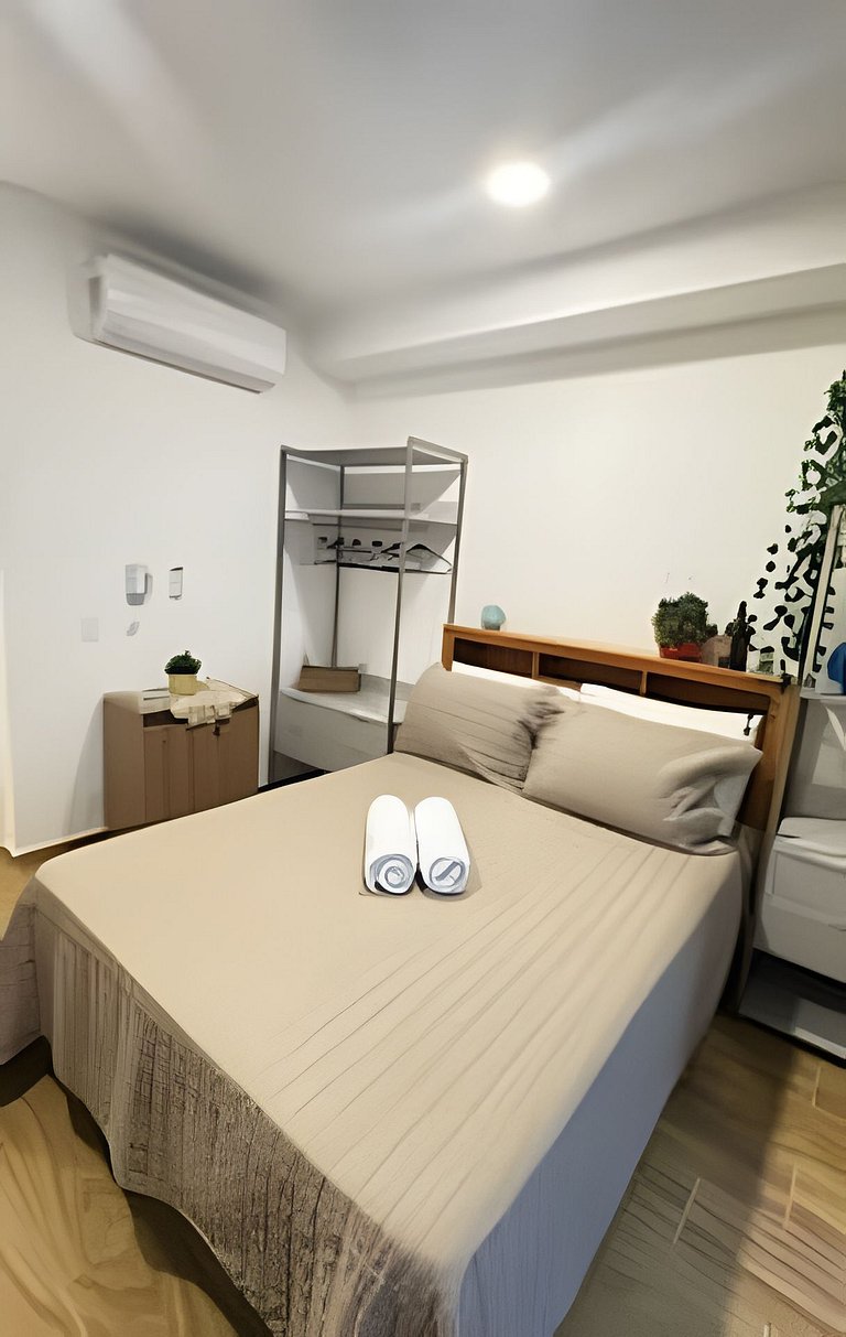 Studio 207 aconchegante prox metrô Santa Cecilia