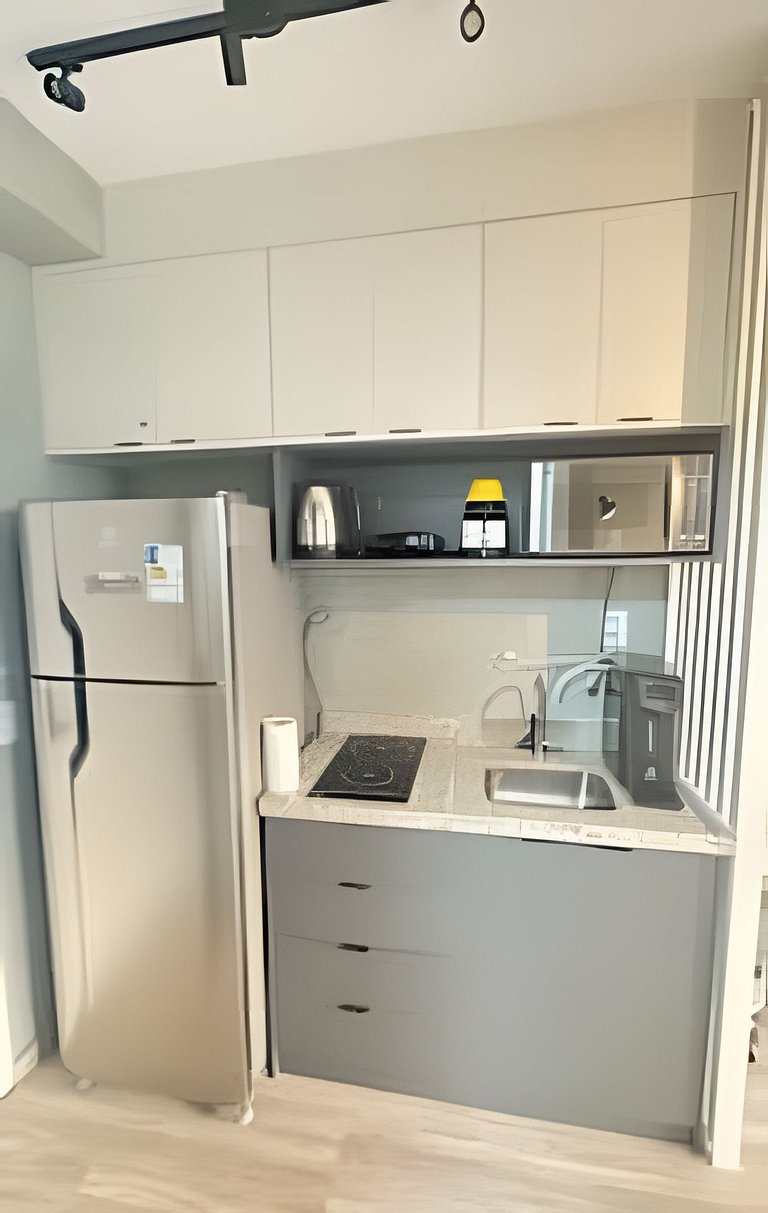 403 - Studio novo, iluminado e super aconchegante