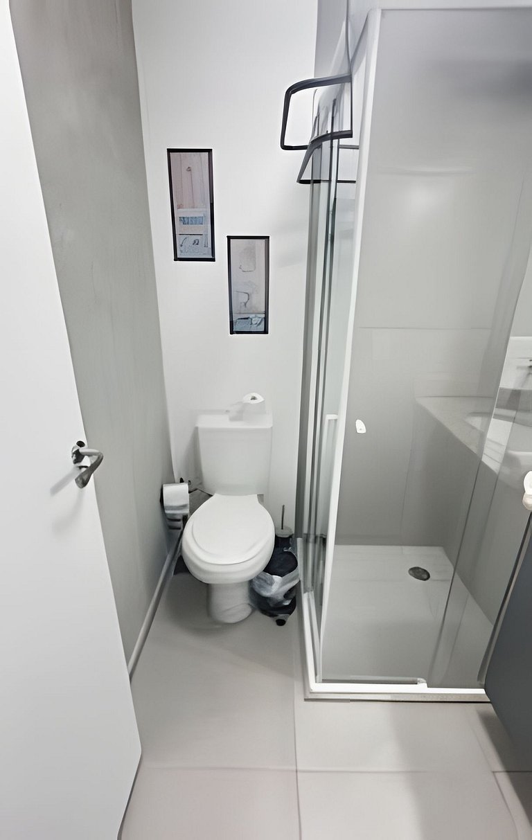 403 - Studio novo, iluminado e super aconchegante