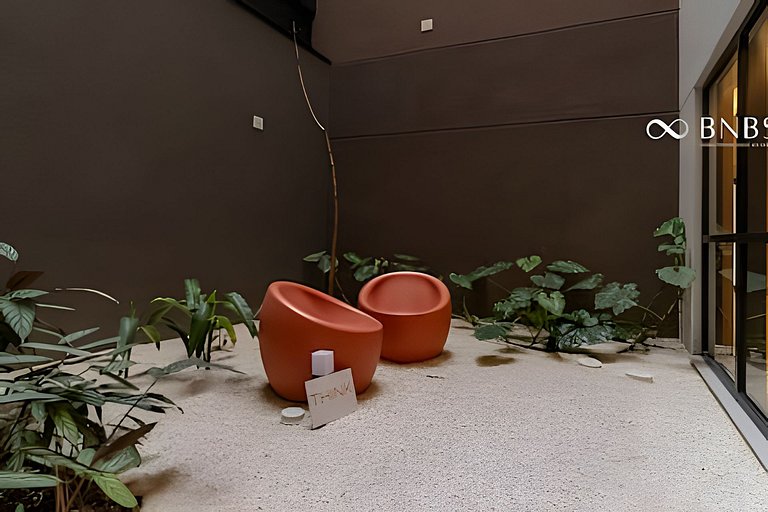 403 - Studio novo, iluminado e super aconchegante